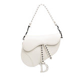 Studded Leather Saddle Bag