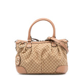Diamante Canvas Sukey Satchel