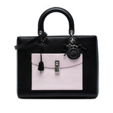 Large Calfskin Pocket Tote Lady Dior