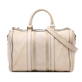 Calfskin Web Joy Boston Bag