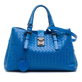 Small Nappa Intrecciato Roma Satchel