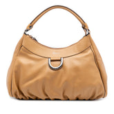 Leather Abbey D Ring Shoulder Bag