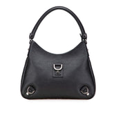 Pebbled Leather Abbey D Ring Shoulder Bag