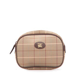 Vintage Check Canvas Clutch