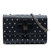 Small Leather Studded Miss Bamboo Crossbody