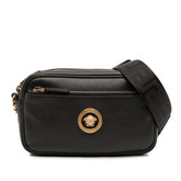 Grained Calfskin La Medusa Convertible Camera Bag