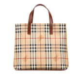 Haymarket Check Coated Canvas Tote