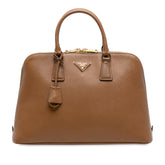 Large Saffiano Lux Promenade Satchel