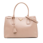 Small Saffiano Lux Galleria Satchel