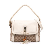 GG Canvas Bella Flap Satchel