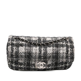 CC Tweed Print Nylon Single Flap