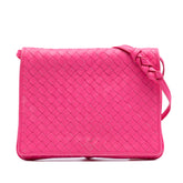 Nappa Intrecciato Flap Crossbody