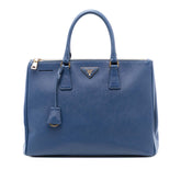 Large Saffiano Lux Galleria Double Zip Tote