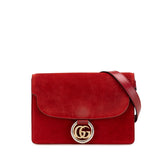 Small Suede GG Ring Torchon Crossbody