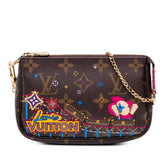 Monogram Vivienne Christmas Roller Coaster Mini Pochette Accessoires