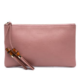 Calfskin Bamboo Clutch