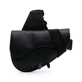 Grained Calfskin Saddle Bag