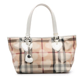 House Check Coated Canvas Hearts Gracie Tote