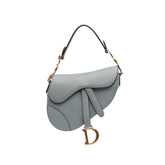 Mini Grained Calfskin Saddle Bag