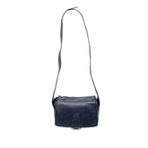 Anagram Leather Flap Crossbody