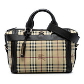 Haymarket Check Coated Canvas Top Handle Bag