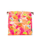 Paulas Ibiza Canvas Bottle Cap Print Drawstring Pouch