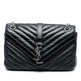 Medium Crinkled Calfskin Punk Chain Bag