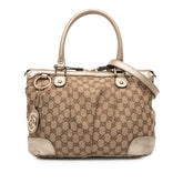 GG Canvas Sukey Satchel