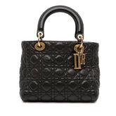 Medium Grained Calfskin Cannage Supple Lady Dior