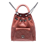 Medium Stitched Calfskin Urban Luxury Drawstring Backpack