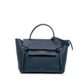 Mini Grained Calfskin Belt Satchel