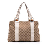 Medium GG Canvas Bamboo Libeccio Tote