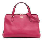 Calfskin Swing Top Handle Satchel