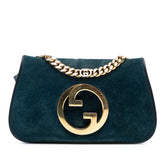 Small Suede Blondie Chain Satchel