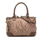 GG Canvas Sukey Satchel