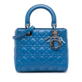 Medium Lambskin Cannage Lady Dior