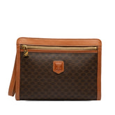 Macadam Coated Canvas Clutch