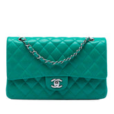 Medium Classic Lambskin Double Flap