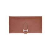 Hermes Kelly Mini II Amazone Handbag Brown Chevre Mysore with Palladium Hardware