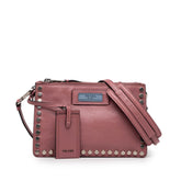 Glace Calf Studded Etiquette Crossbody