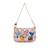Damier Azur Christmas Birds Mini Pochette Accessoires