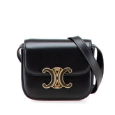 Mini Shiny Calfskin Triomphe Crossbody