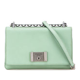 Saffiano Lux Chain Lock Flap