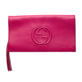 Leather Soho Disco Clutch