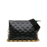 Monogram Embossed Puffy Lambskin Coussin PM