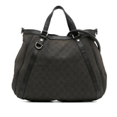 GG Denim Abbey D Ring Satchel