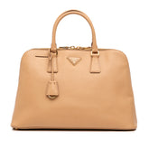 Large Saffiano Lux Promenade Satchel