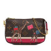 Monogram Giraffe Christmas Mini Pochette Accessoires