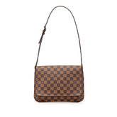 Damier Ebene Musette Tango Short Strap