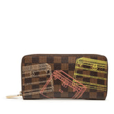 Damier Ebene Inventuer Trunks and Locks Zippy Wallet